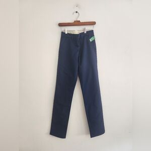 18 New Gap Navy Flat Front Chino Pants